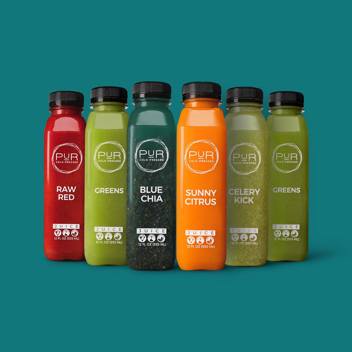 Signature Juice Cleanse PUR Cold Pressed - Fruit and Vegetable Cleanse