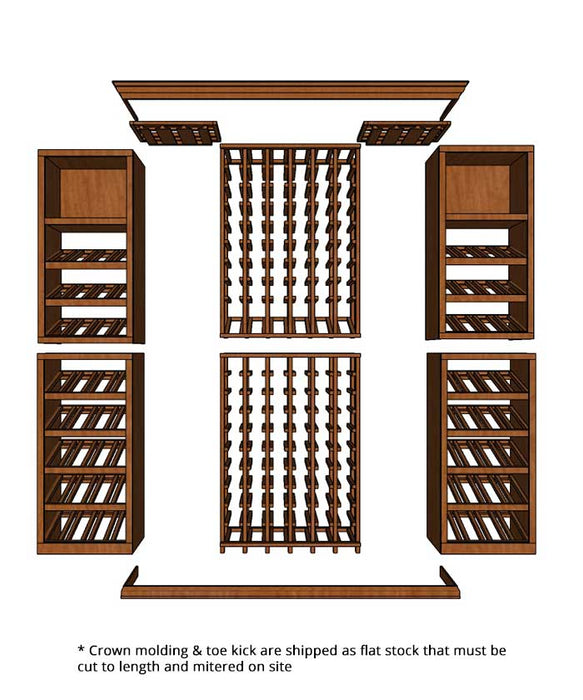 6 Foot Wine Cellar Storage System | 208 Bottle Capacity