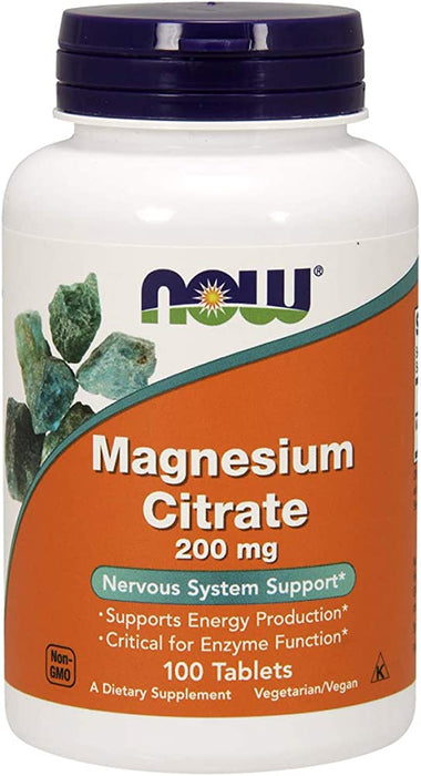 Now Foods Magnesium Citrate 100 Tablets