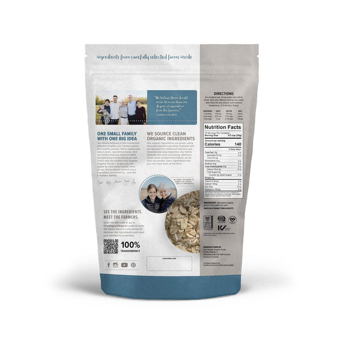 One Degree Organic Sprouted Quick Oats (Pack of 4 - 24 Ounces)