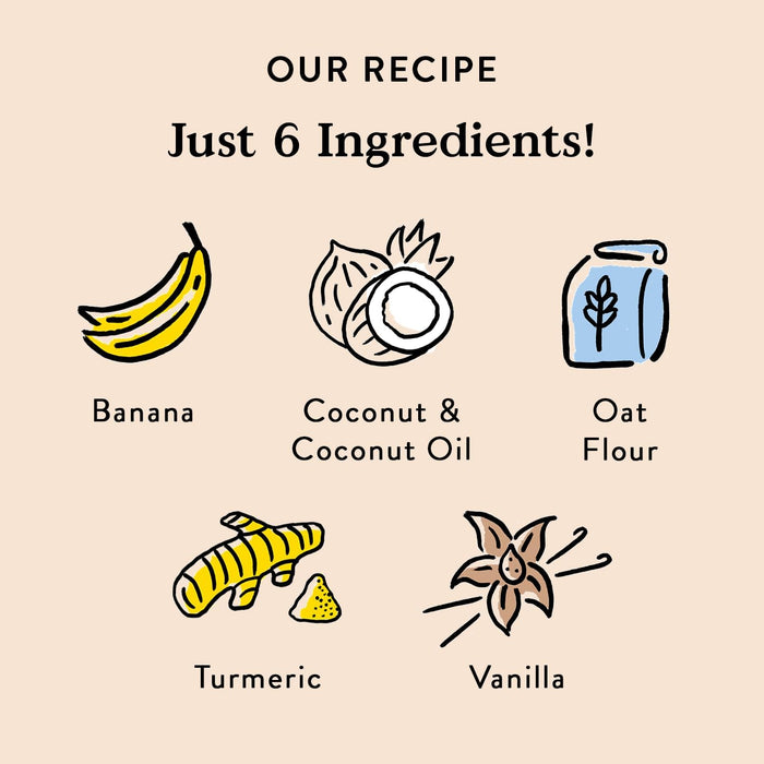 Bocce's Bakery Turmeric Latte Dog Treats, 5oz, Pack of 12 – Soft, Wheat-Free, Made in USA