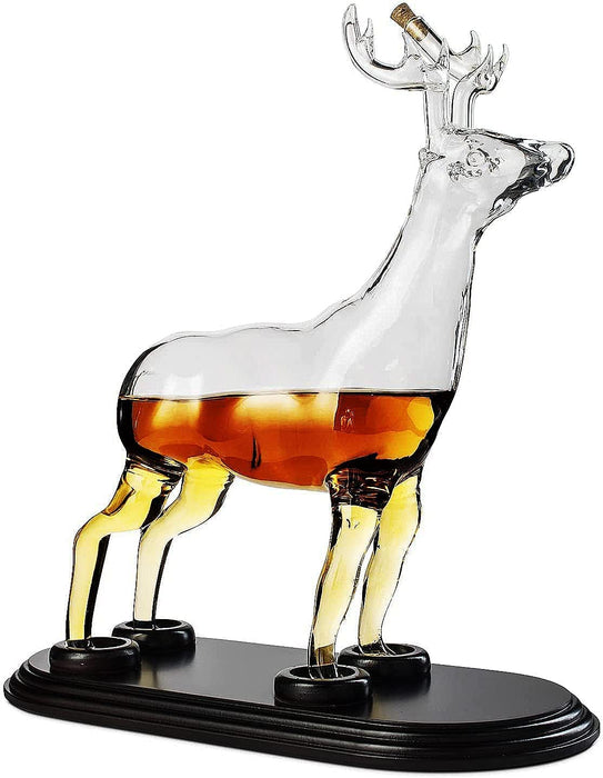 Stag Antler Crystal Decanter - 750ml