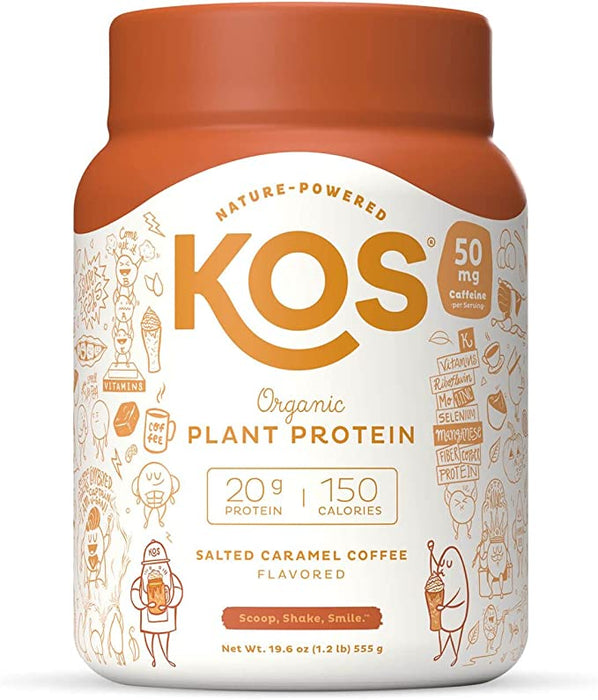 Kos Protein Powder Caramel Coffee - 19.6 Oz