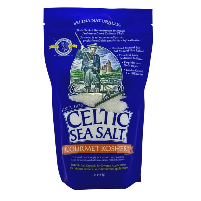 Celtic Sea Salt Gourmet Kosher Salt 1 Lb (Case of 6)