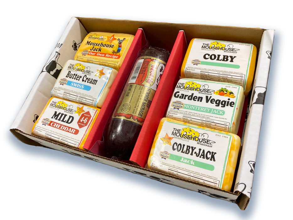 Wisconsin Cheese & Sausage Gift Box 61