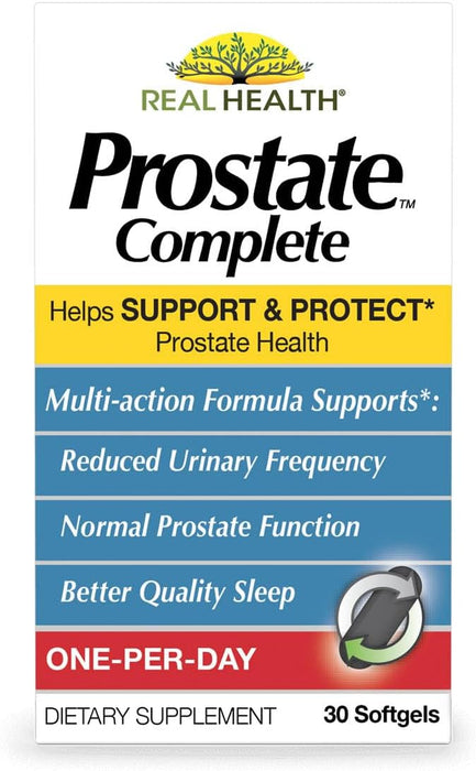 Real Health Prostate Complete (30 Softgels) | Supports Prostate Function.