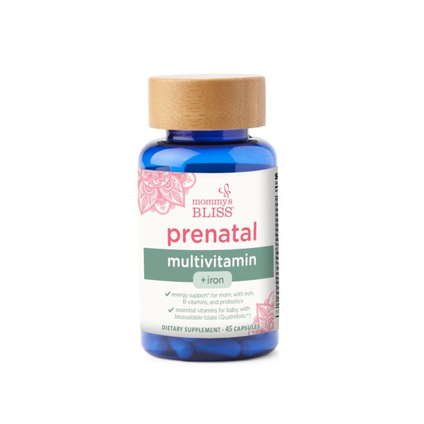 Mommy's Bliss Prenatal Multivitamin with Iron (Pack of 45)