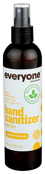 Everyone Hand Sanitizer Spray, Coconut Lemon Scent - 8 oz