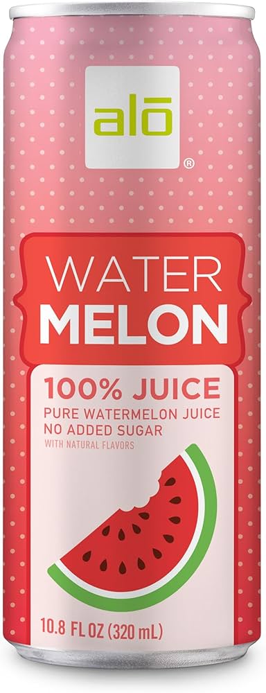 Alo Watermelon Juice, 10.8 fl oz (Pack of 12)
