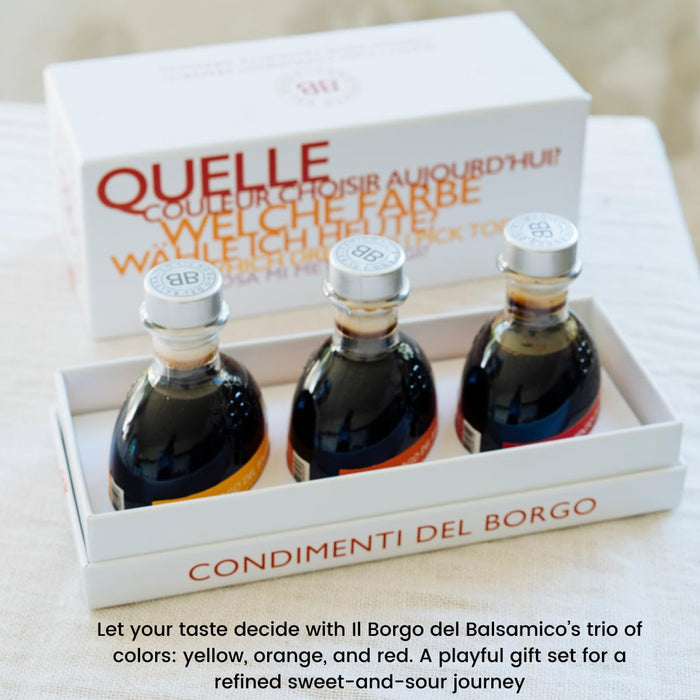Il Borgo Del Balsamico, Aged Balsamic Vinegar Gift Set (3x100ml)