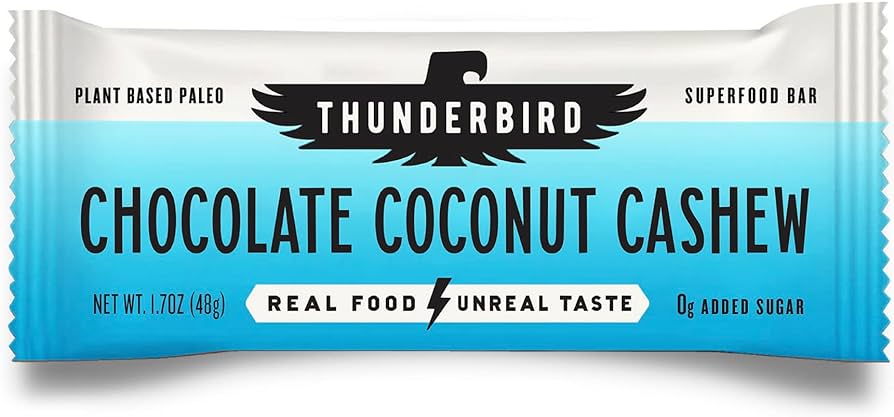 Thunderbird Bar Chocolate Coconut Cashew - 1.7 Oz - Case of 12