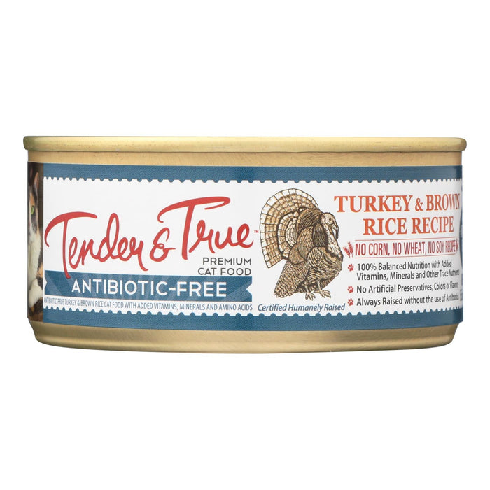 Tender & True Turkey & Brown Rice Cat Food - 24 x 5.5 Oz