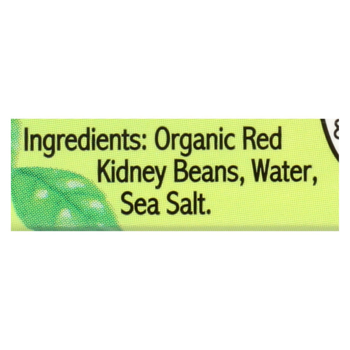 Jack's Quality Organic Low Sodium Red Kidney Beans, 13.4 Oz (Pack of 8)