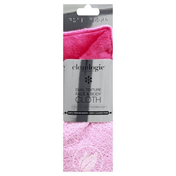 Cleanlogic Dual Texture Exfoliating Face and Body Washcloth