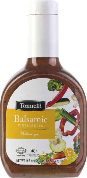 Tonnelli - Dressing Balsamic Vinaigrette (Pack of 12-16 Fl Oz)