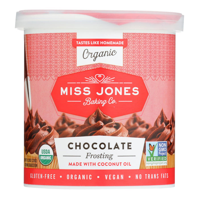 Miss Jones Organic Chocolate Frosting (Pack of 6 - 320 Grm)