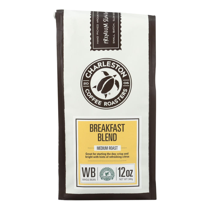 Charleston Coffee Roasters Breakfast Blend Whole Bean (Pack of 6 - 12 Oz.)