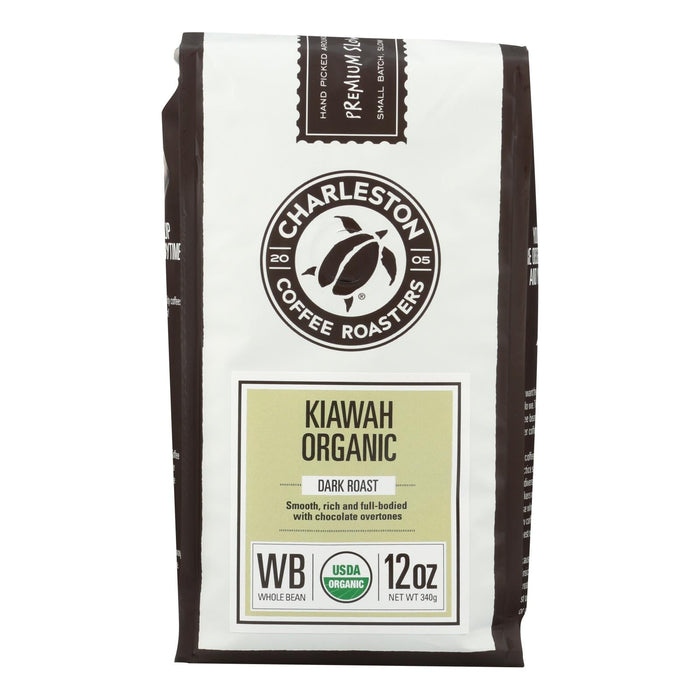 Charleston Coffee Roasters Kiawah Whole Bean Coffee, (Pack of 6) 12 Oz Bags