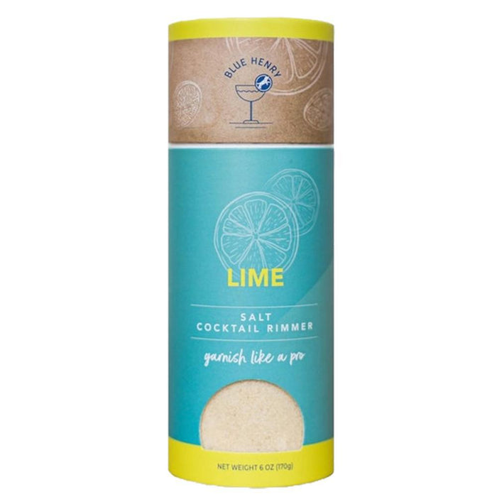 BlueHenry - 'Lime' Cocktail Rimming Salt (6OZ)