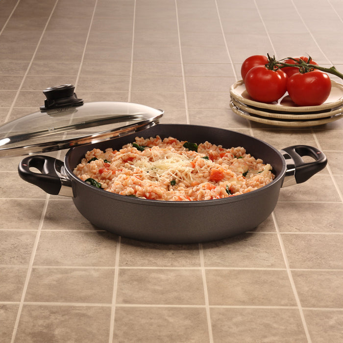 HD Nonstick Sauteuse with Glass Lid