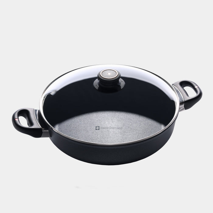 HD Nonstick Sauteuse with Glass Lid - Induction