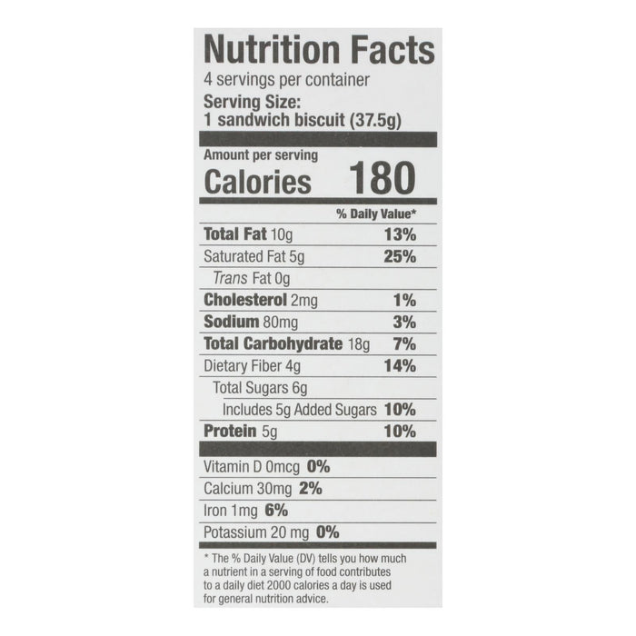 Olyra Breakfast Sandwich Biscuit with Greek Yogurt & Blueberry Filling (Pack of 6)