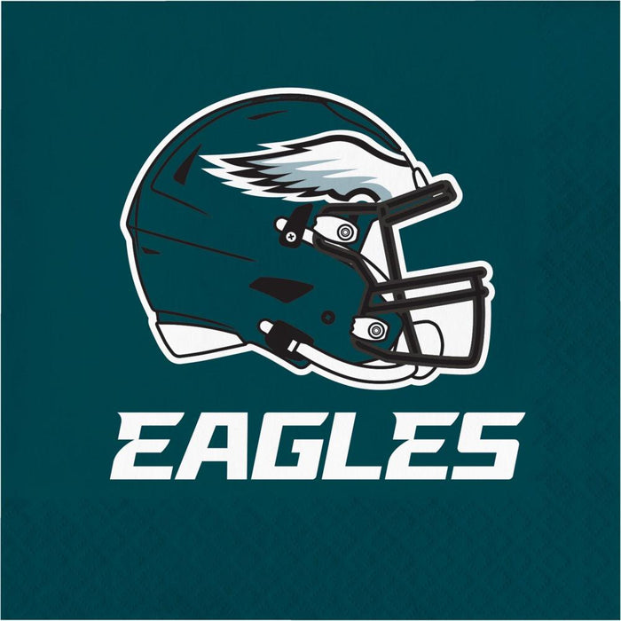 Bulk Philadelphia Eagles Luncheon Napkins (192 per Case)