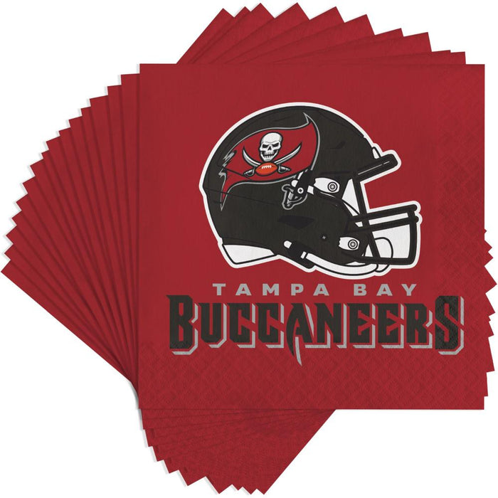 Bulk Tampa Bay Buccaneers Luncheon Napkins (192 per Case)