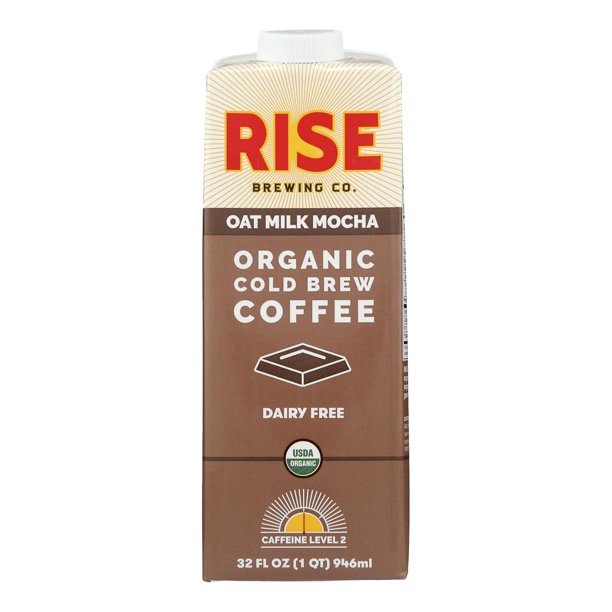 Rise Brewing Co. - Cold Brew Coffee Oatmilk Latte (Pack of 6-32 Fl Oz)