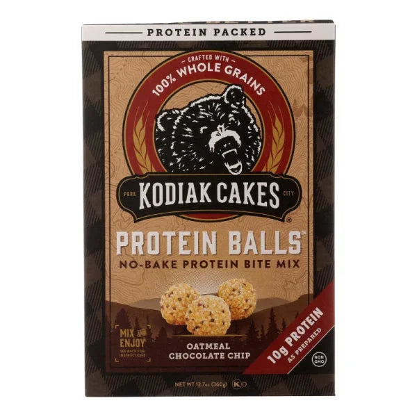 Kodiak Cakes Protein Ball Mix, Oatmeal Chocolate Chip, 12.70 Oz (Pack of 6)