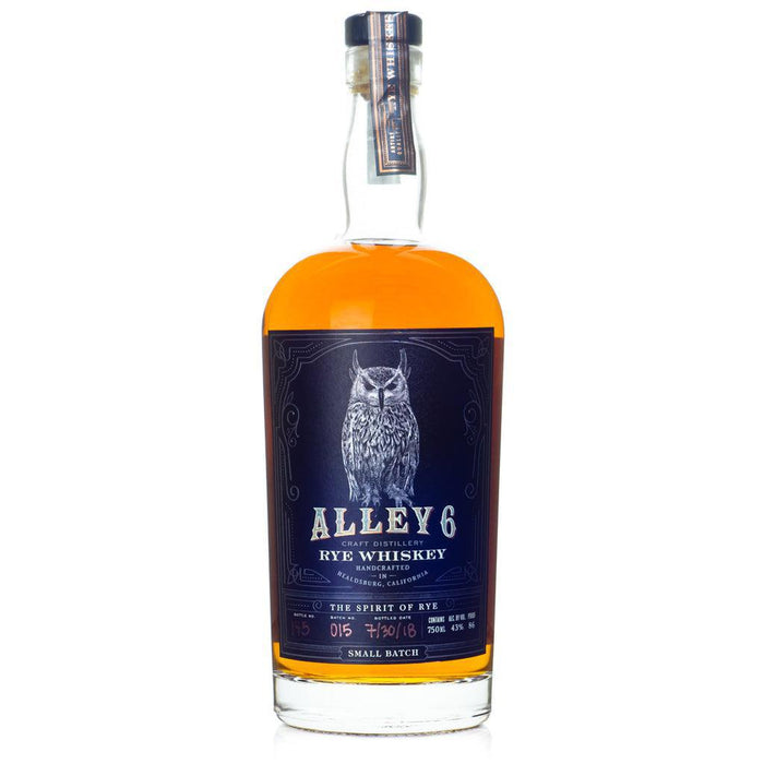 Alley 6 Craft Distillery - Rye Whiskey (750ML)