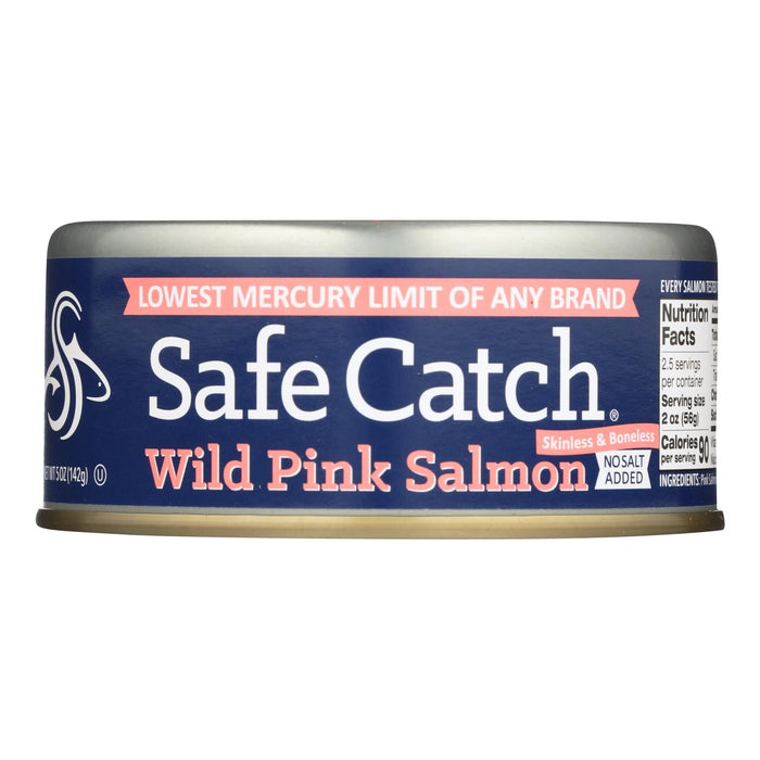 Safe Catch Salmon Pink Wild Noses Added 5 Oz (Pack of 6)
