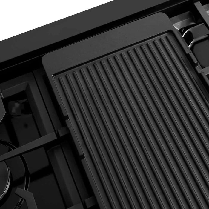 ZLINE 48" Paramount Gas Rangetop Black Stainless Steel SRTB-48