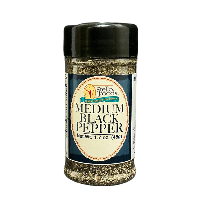 Stello Foods Spices - Pepper - Black - 1.7 oz