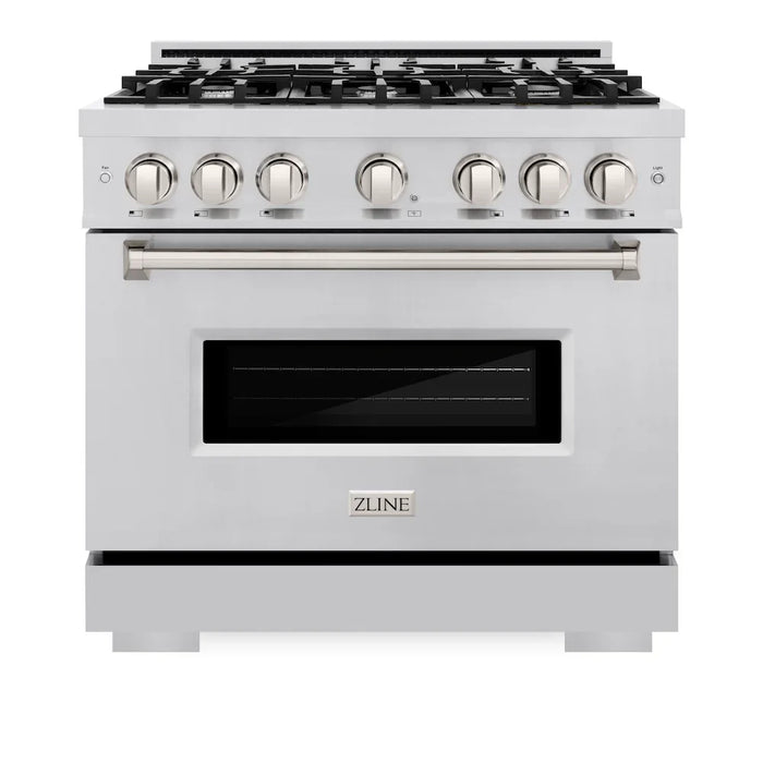 ZLINE 36"Classic Gas Range, Convection Gas Oven, Stainless Steel, CGR36