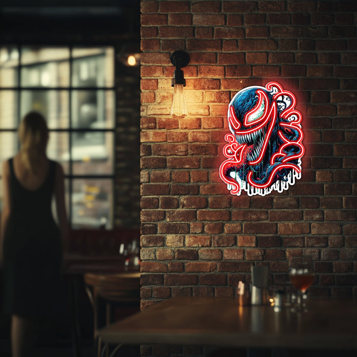 UV Printed Venom  Neon Wall Art- LV0055