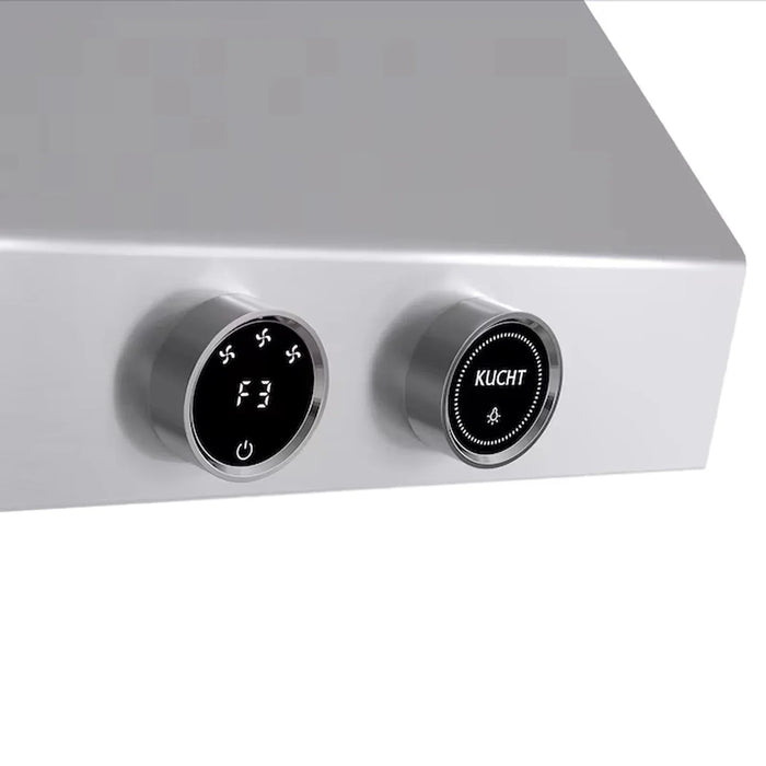 Kucht 60" Ducted Under Cabinet Range Hood Stainless Steel with Digital Controls KRH600-SS