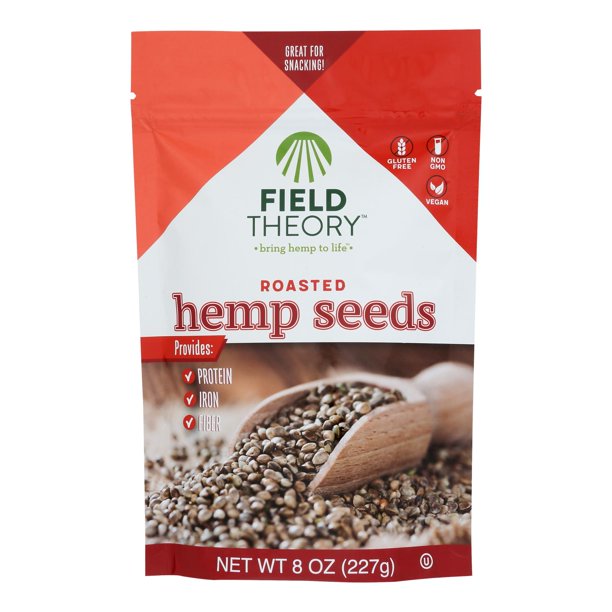 Field Theory Roasted Hemp Seeds - 8 oz. Case of 8