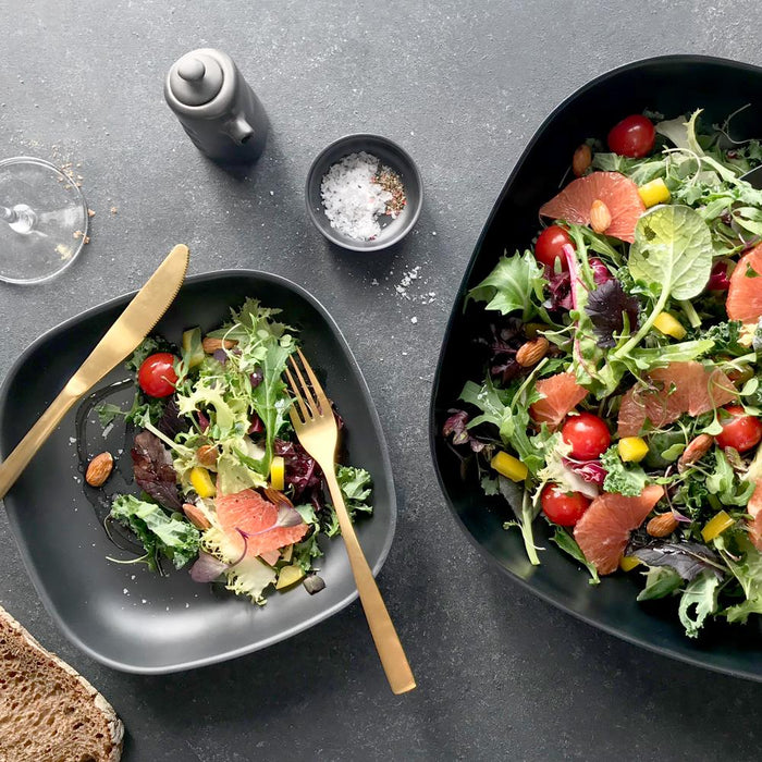 190 oz Large Salad Bowl - Black