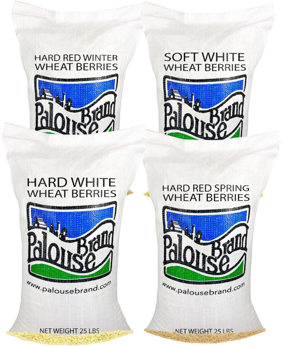 Bulk Bag Wheat Variety Bundle | 100 LB | Certified Glyphosate Residue Free