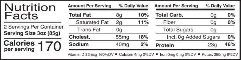 American Tuna - No-Salt Added Wild Albacore Tuna (5 oz, 12 Pack)