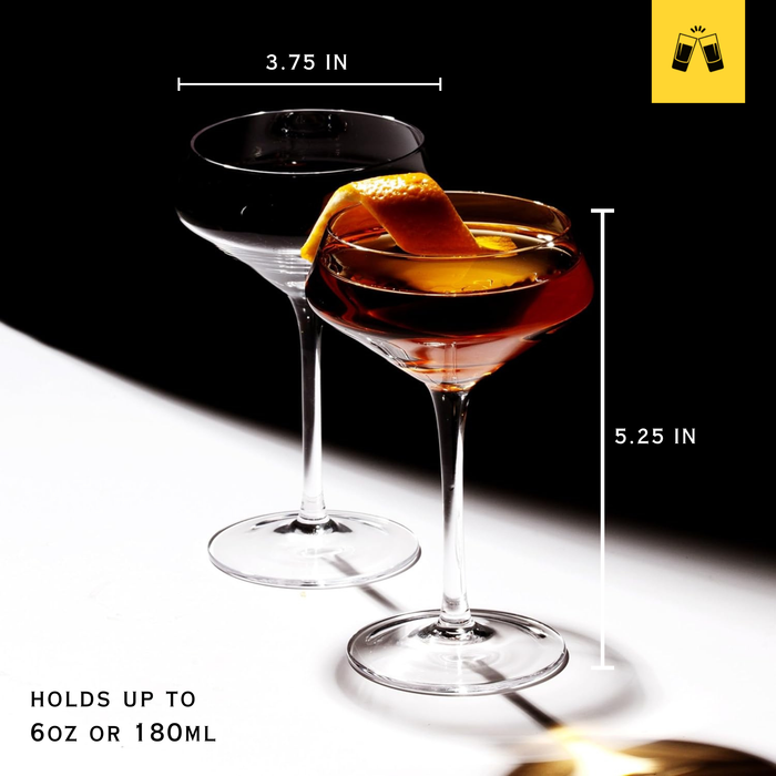 Nick And Nora Glass 6oz - (Set of 2, 4, or 6)