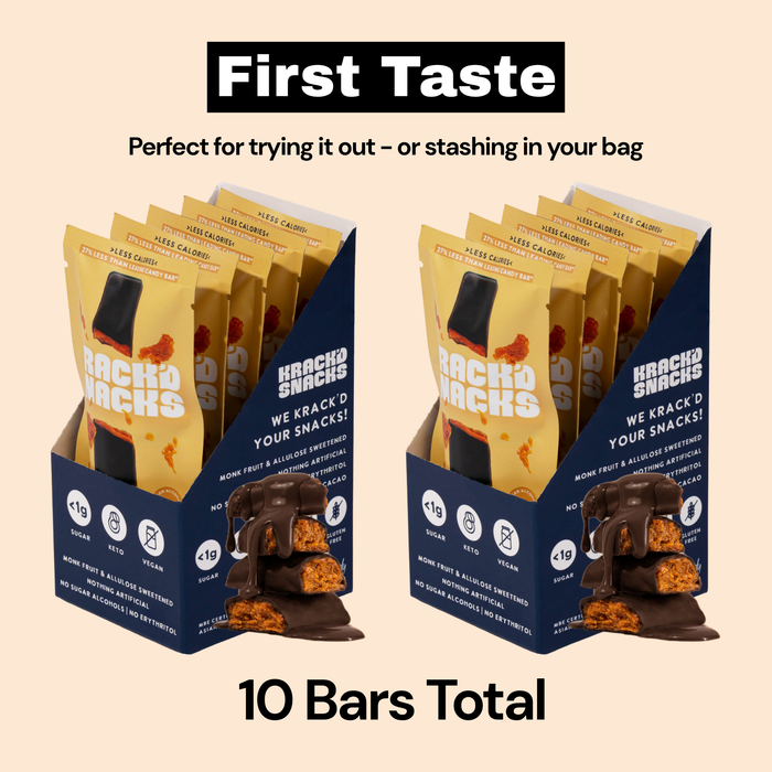 Dark Chocolate Peanut Butter Caramel Crunch, 2g Net Carbs