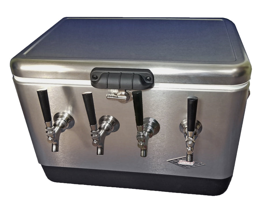 70' All SS304 Contact Four Faucet Stainless Jockey Box