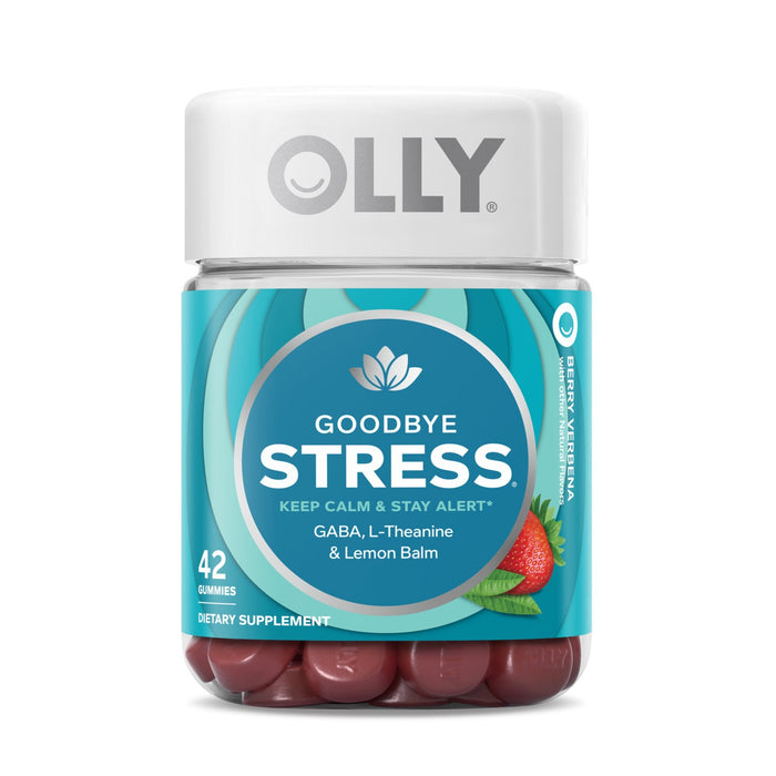 Stress Berry Gummies, Verbena Flavor, 24 Packets (10 Ct Each) by Olly