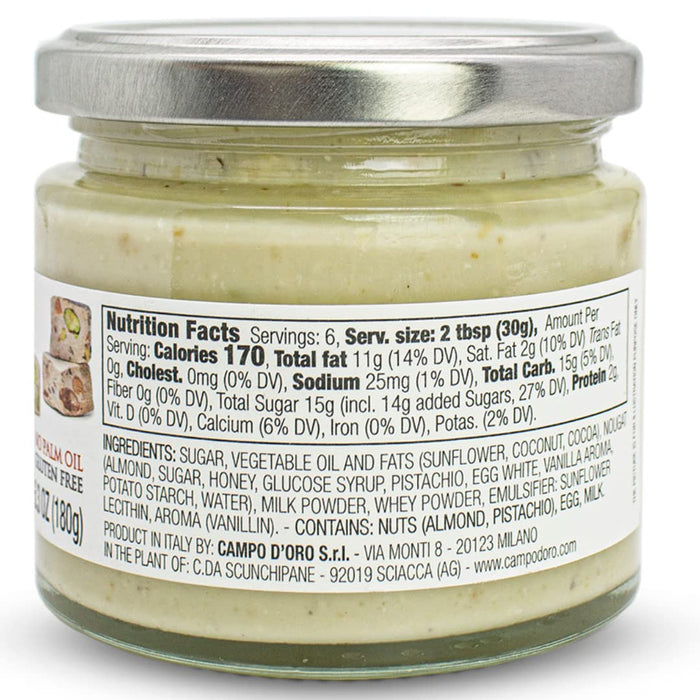 Campo D'Oro, Nougat Butter Sweet Cream Spread, 6.35 oz