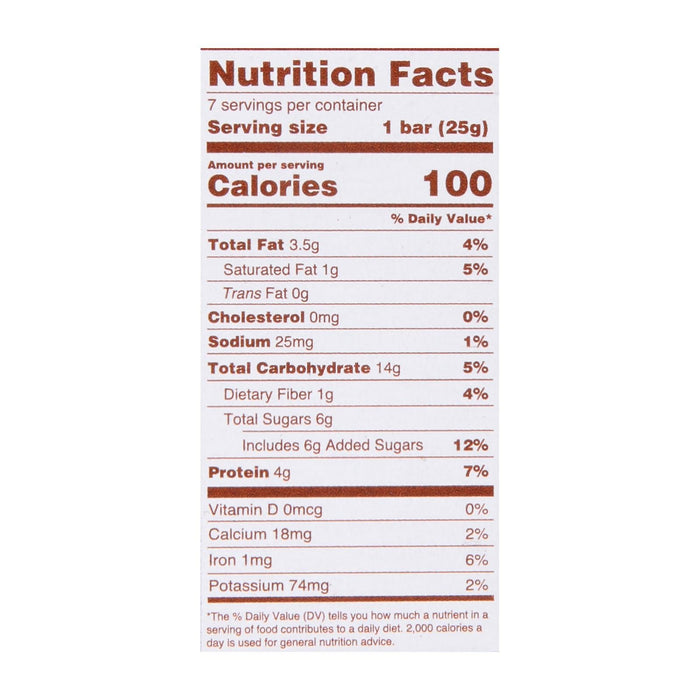 Gomacro - Kids Macrobar Double Chocolate Brownie (Pack of 7) 6.3 Oz