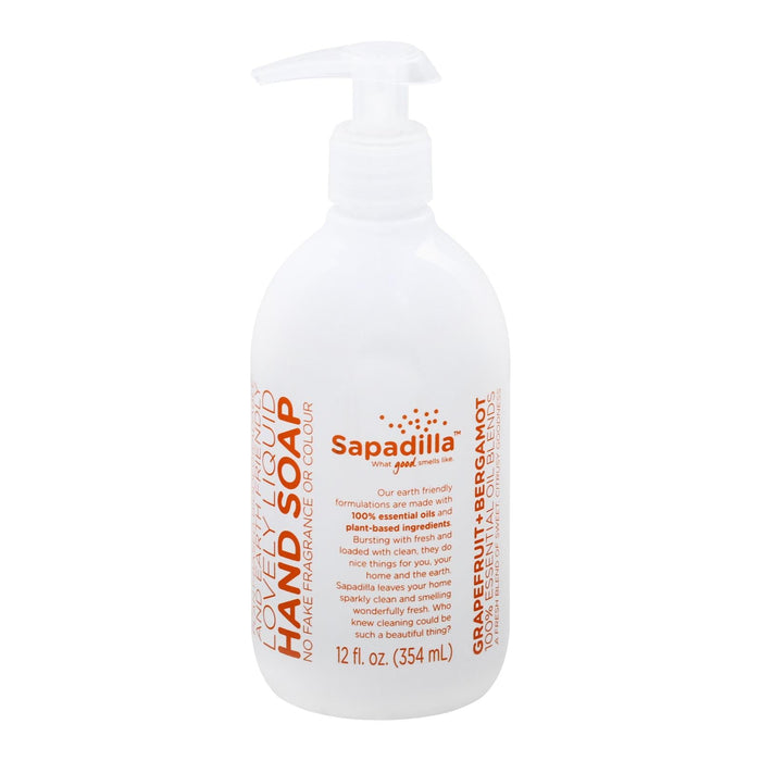 Sapadilla - Hand Soap Grapefruit Bergamot (12 Fl Oz)