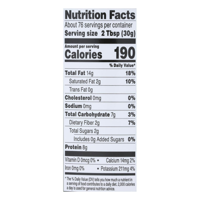 Once Again Creamy No Salt Peanut Butter (5 lbs)