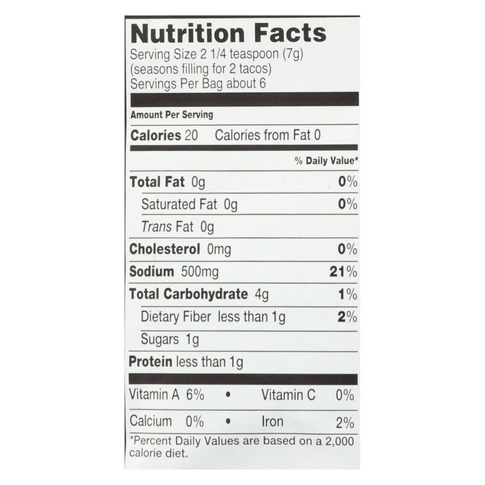 Garden of Eatin' Taco Seasoning Mix (12 Pack, 1.4oz Each)